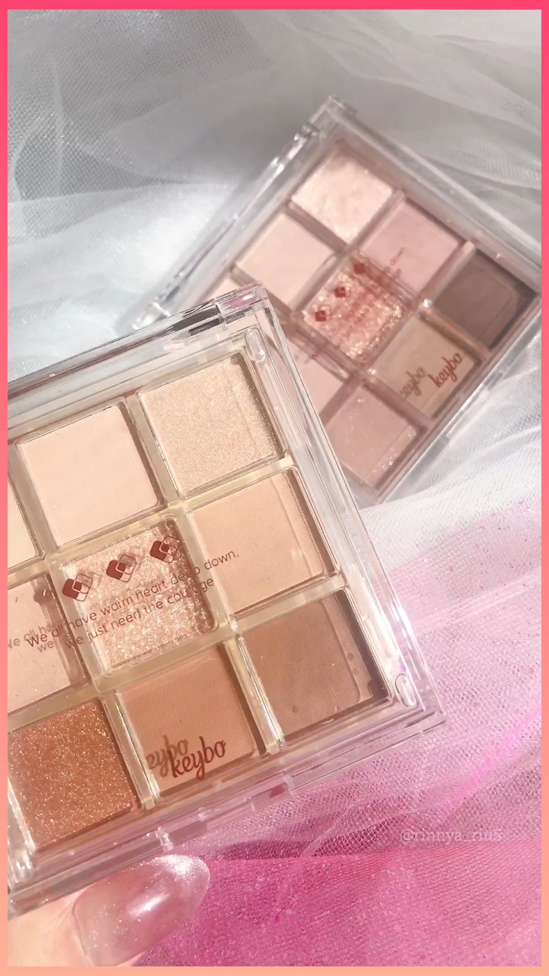 KEYBO FALL IN LOVE SHADOW PALETTE/keybo/アイシャドウパレットの人気ショート動画