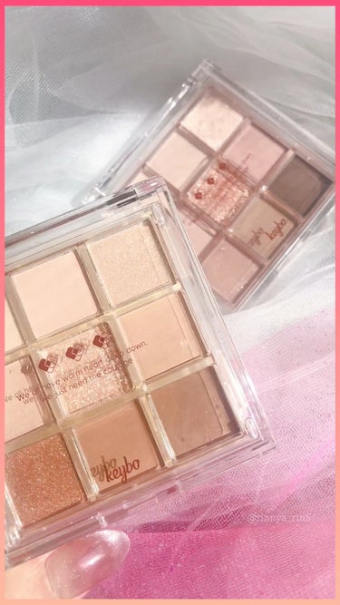 KEYBO FALL IN LOVE SHADOW PALETTE/keybo/アイシャドウパレットを使ったクチコミ（1枚目）