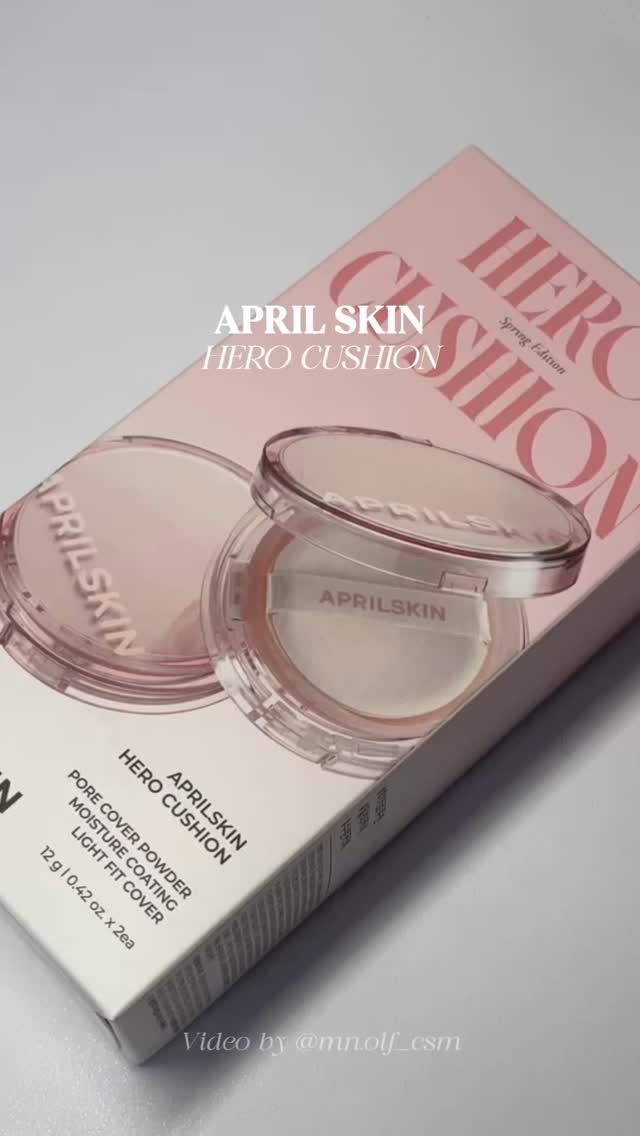 HERO CUSHION/APRILSKIN/クッションファンデーションの動画クチコミ1つ目