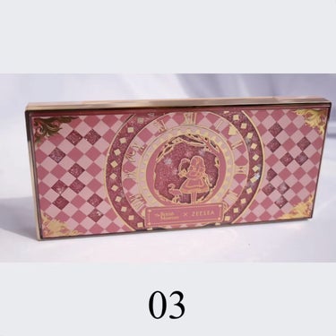 アリスドリームランドシリーズ 12色アイシャドウパレット（ZEESEA×大英博物館）/ZEESEA/アイシャドウパレットを使ったクチコミ（2枚目）
