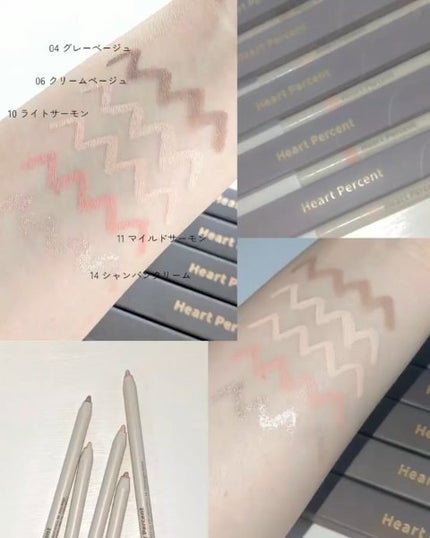 ドットオンムードジェルアイライナーペンシル/Heart Percent/ジェルアイライナーを使ったクチコミ(4枚目)