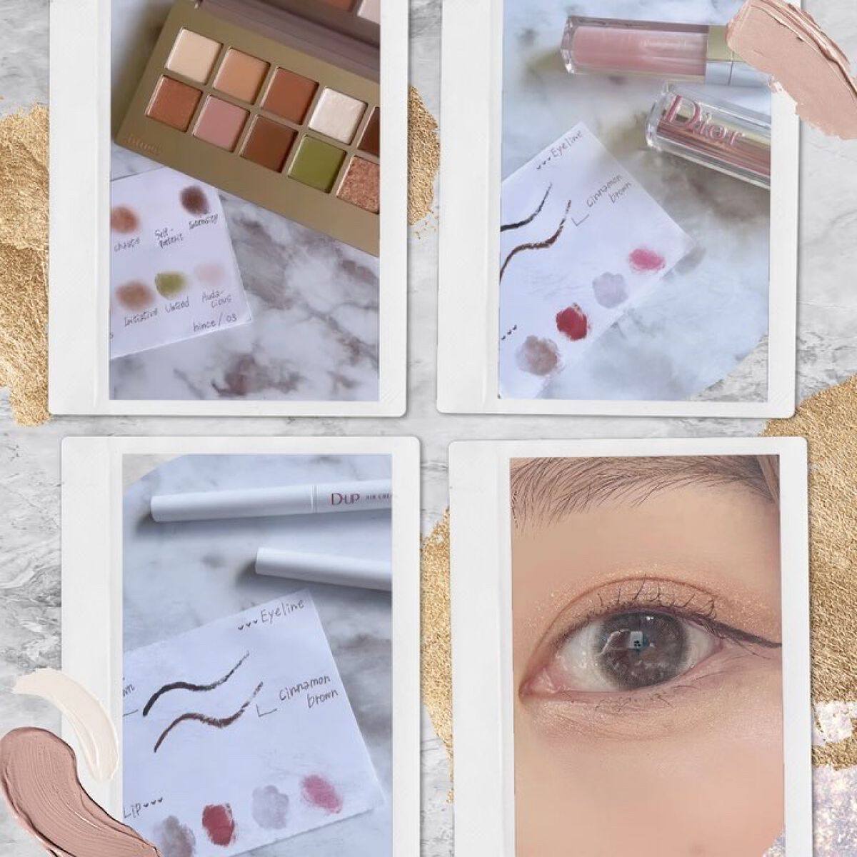 ニューデップスアイシャドウパレット/hince/アイシャドウパレットを使ったクチコミ（2枚目）