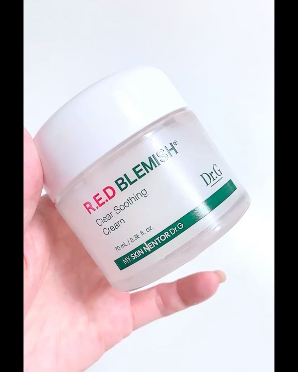 レッドブレミッシュ クリアスージングクリーム/Dr.G/フェイスクリームを使ったクチコミ（3枚目）