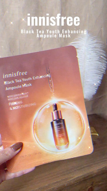 ブラックティー ユース マスクシート/innisfree/シートマスク・パックの人気ショート動画