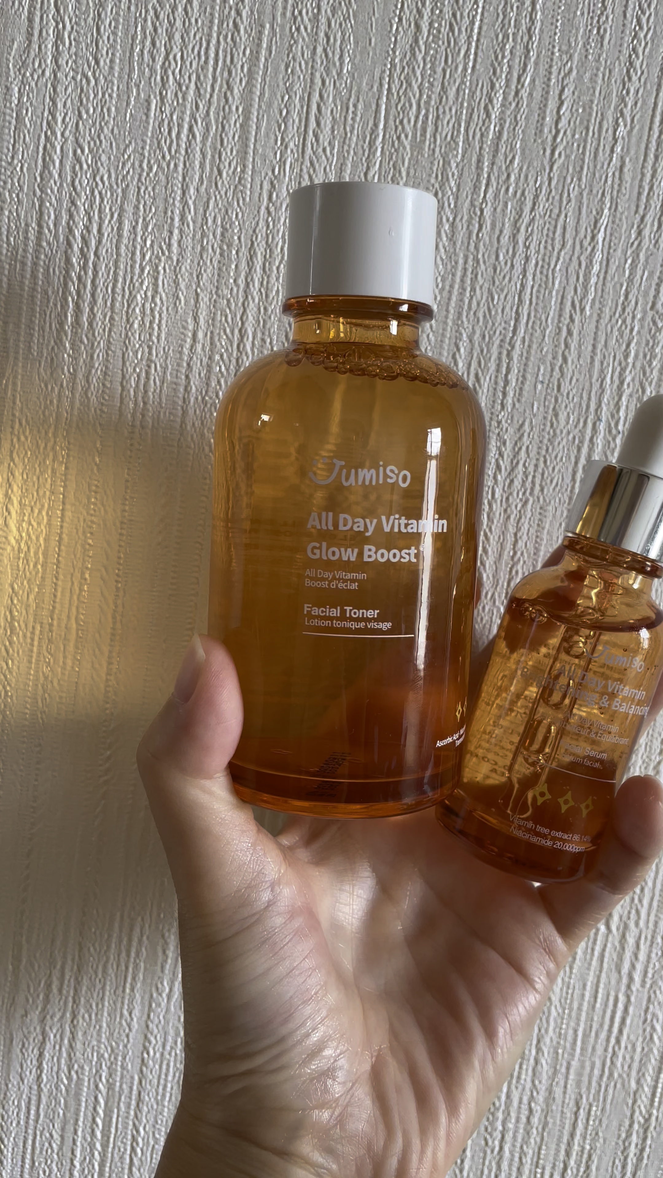 オールデイビタミンブライトニング＆バランシングフェイシャルセラム/JUMISO/美容液を使ったクチコミ（1枚目）