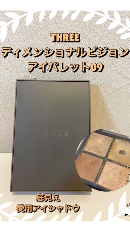 ディメンショナルビジョンアイパレット/THREE/アイシャドウパレットを使ったクチコミ(1枚目)