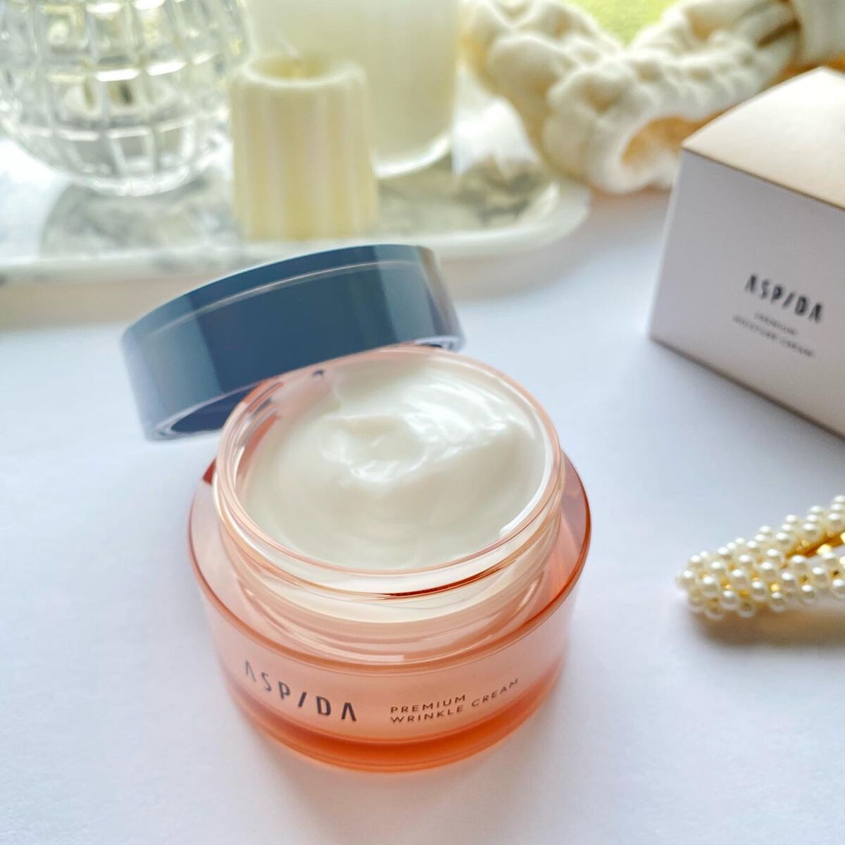 アスピダ　プレミアムリンクルクリーム/ブルーム/オールインワン化粧品を使ったクチコミ（1枚目）