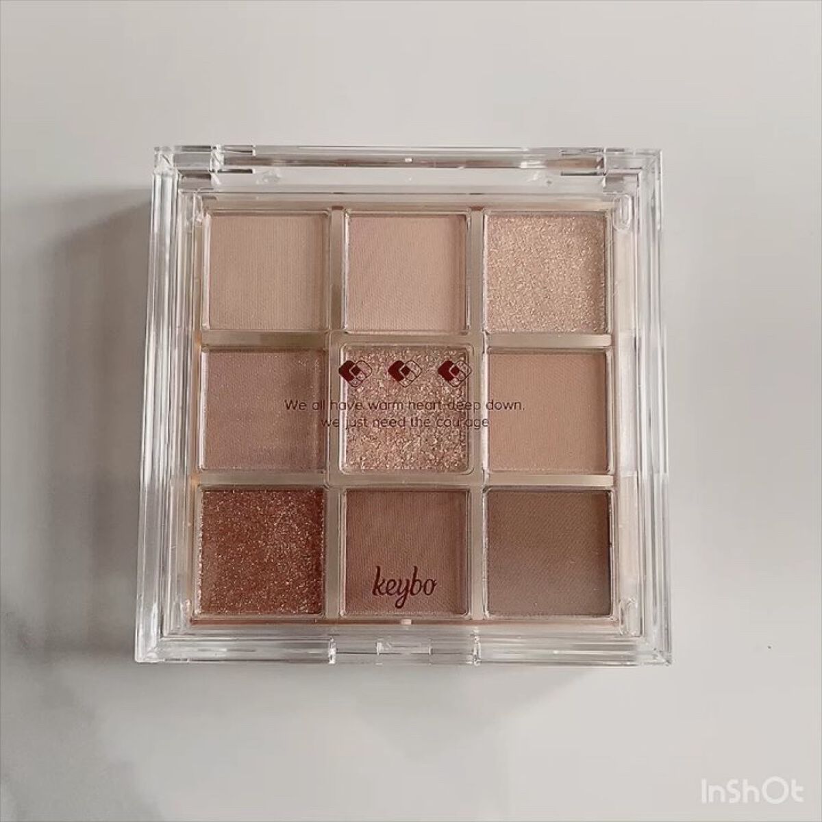KEYBO FALL IN LOVE SHADOW PALETTE/keybo/アイシャドウパレットを使ったクチコミ（2枚目）