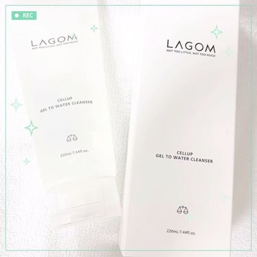 ラゴム ジェルトゥウォーター クレンザー(朝用洗顔)/LAGOM /洗顔フォームを使ったクチコミ（1枚目）