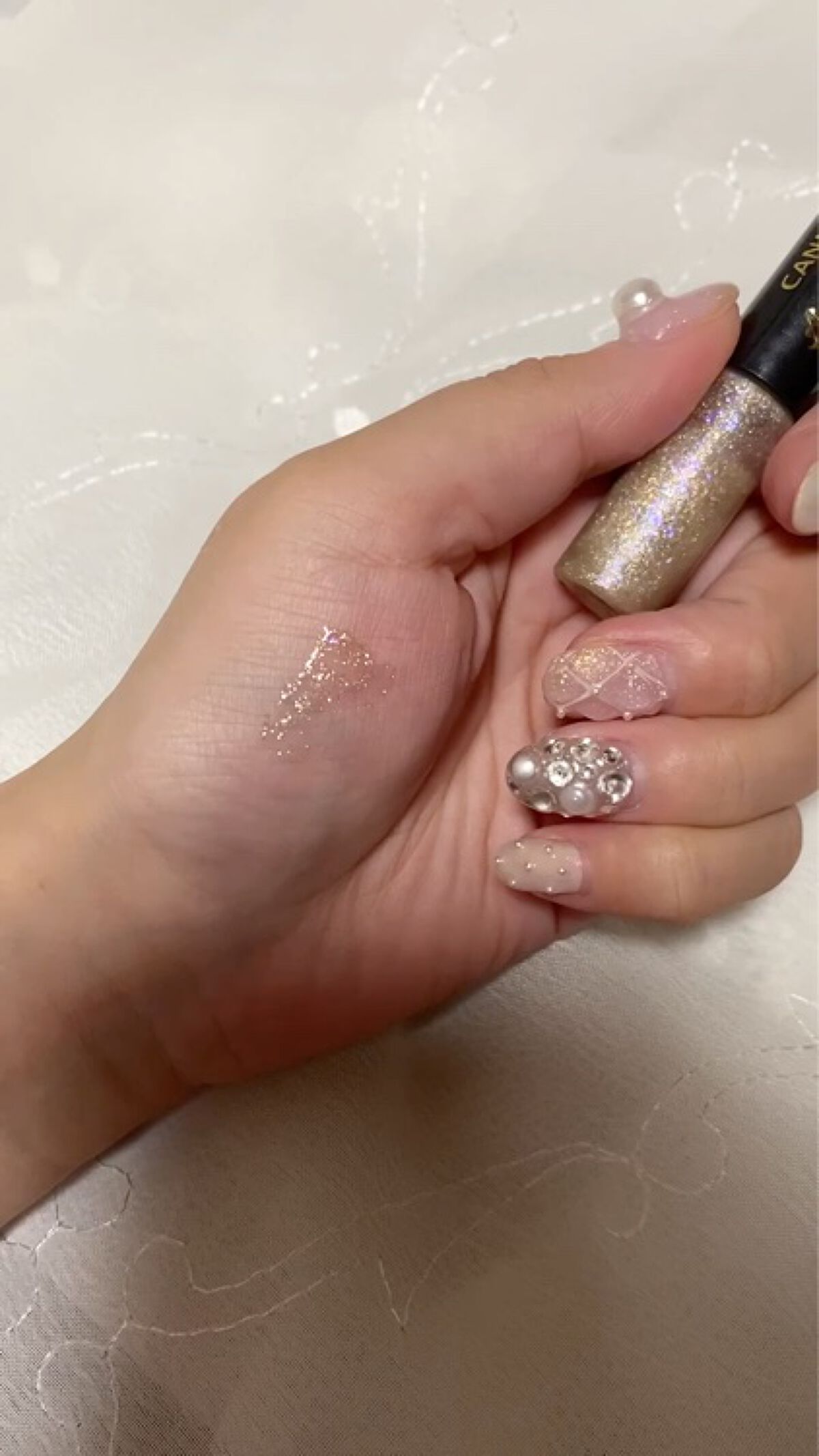 オーロラカクテルグリッター/キャンメイク/アイシャドウを使ったクチコミ（2枚目）