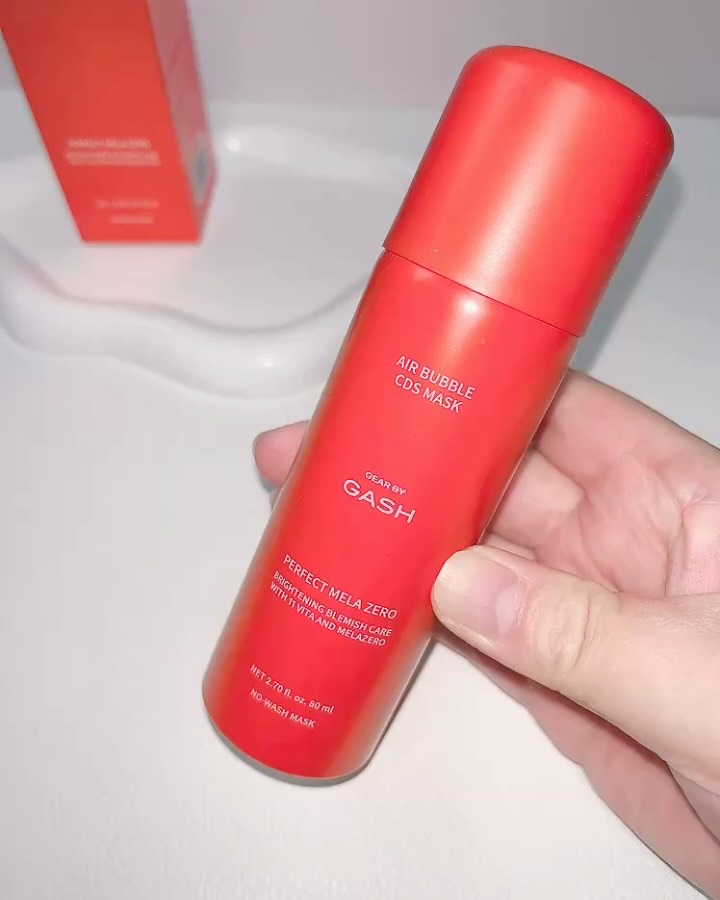 エアバブルCDSマスクP  MELAゼロ/GASH/洗い流すパック・マスクの動画クチコミ4つ目