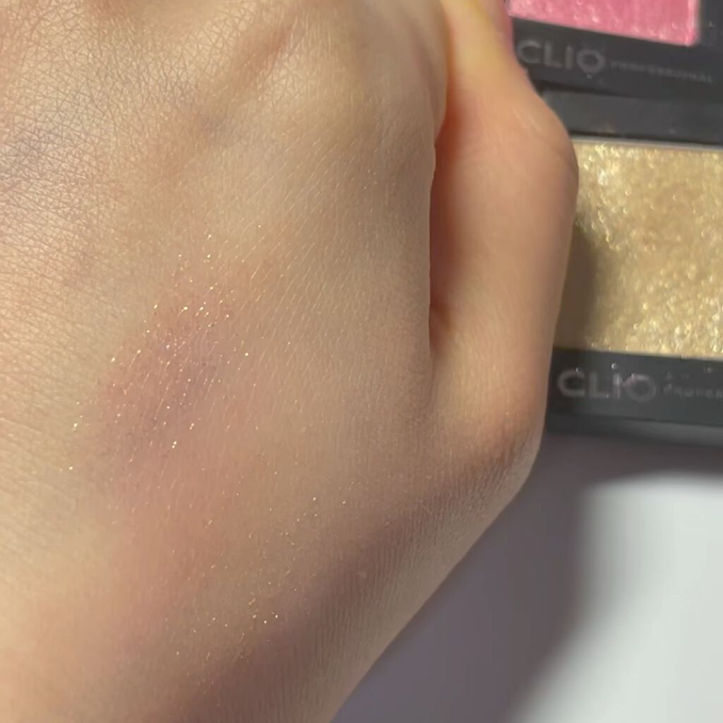 プロ シングル シャドウ G57 PEARLMANTIC/CLIO/単色アイシャドウを使ったクチコミ（3枚目）