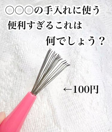 ヘアーブラシクリーナー/キャンドゥ/ヘアケアグッズを使ったクチコミ（1枚目）