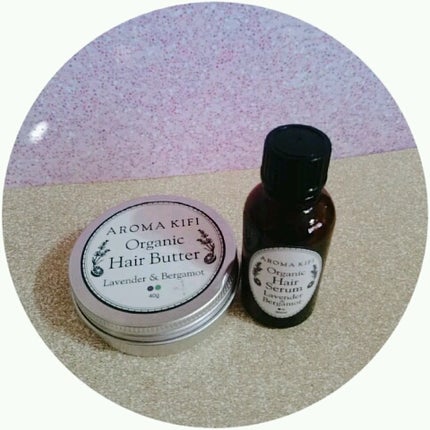AROMA KIFI アロマキフィ オーガニックヘアセラムのクチコミ「今回はKIFIのヘアバターとヘアオイルを紹介します🐻
この商品は近所のバラエティーショップで.....」(1枚目)