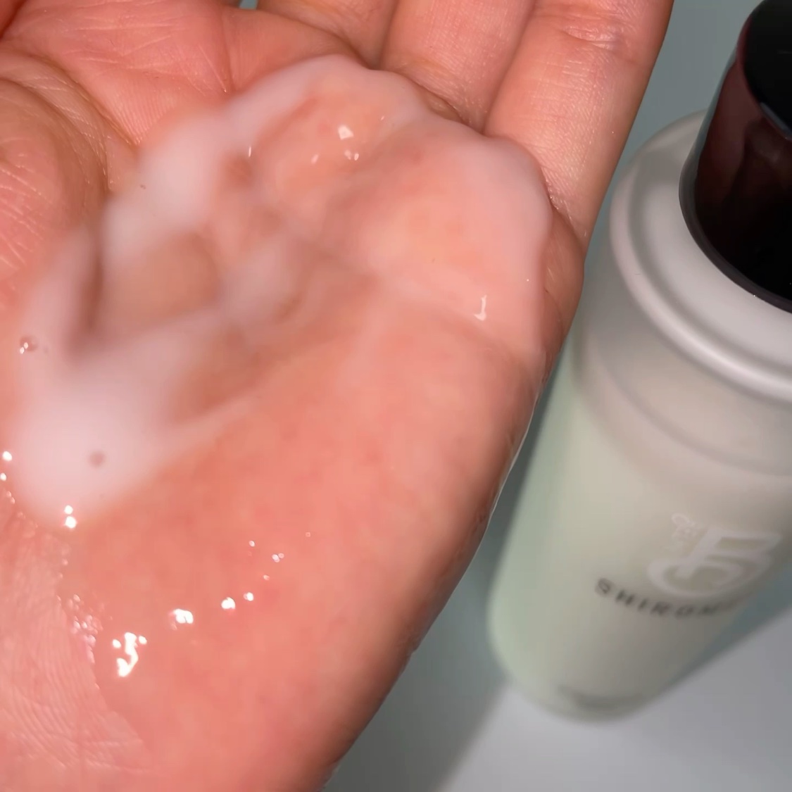 シロメク　クレンジングミルク/BELME/ミルククレンジングの動画クチコミ4つ目