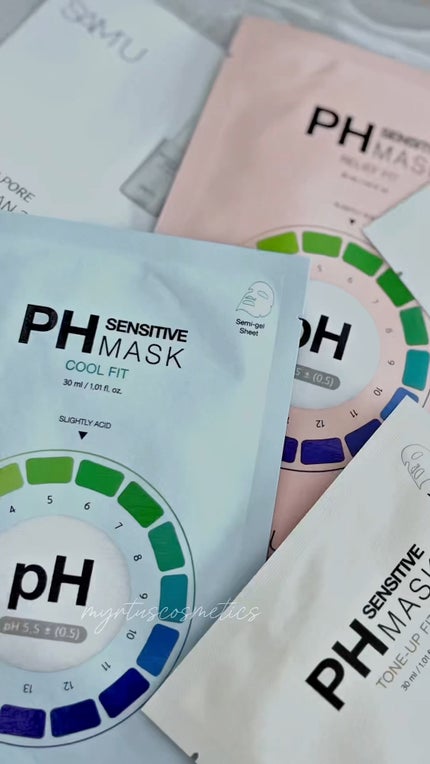 PHセンシティブマスク クールフィット/SAM'U/シートマスク・パックの人気ショート動画