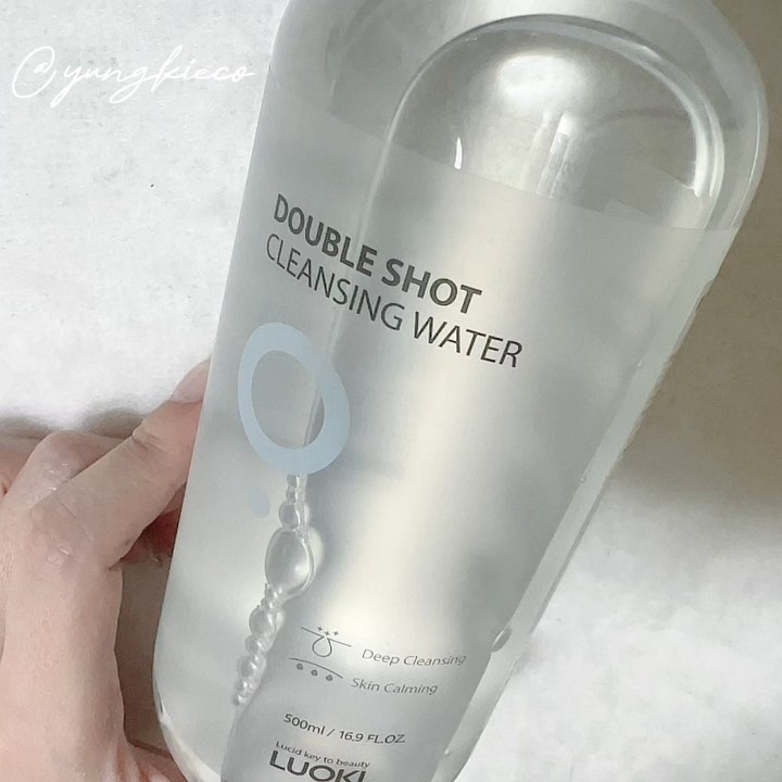 ダブルショットクレンジングウォーター/LUOKI/クレンジングウォーターを使ったクチコミ（2枚目）