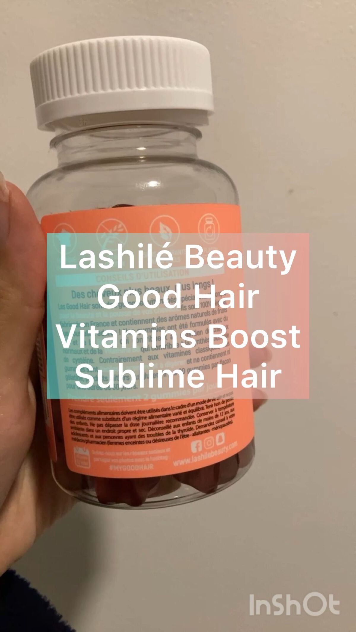 Good Hair Vitamins Boost Sublime Hair Tutti Frutti Flavour 60 Vegan Gummies/Lashilé Beauty/美容サプリメントを使ったクチコミ（1枚目）