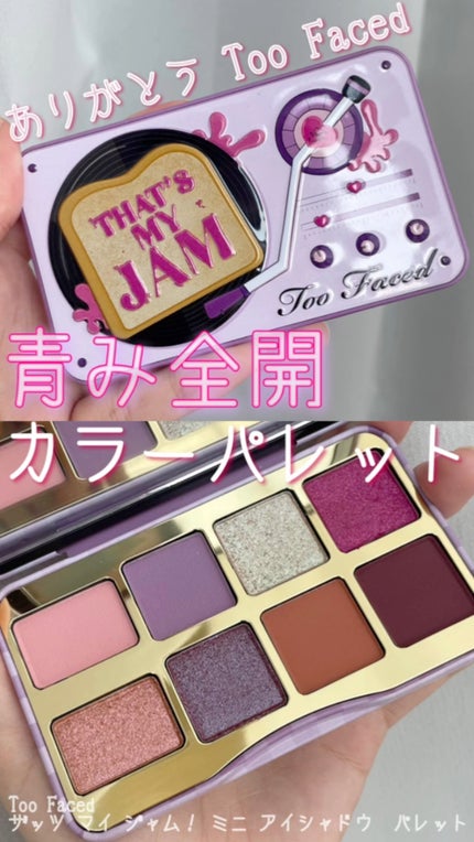 ザッツ マイ ジャム! ミニ アイシャドウ パレット /Too Faced/アイシャドウパレットの人気ショート動画