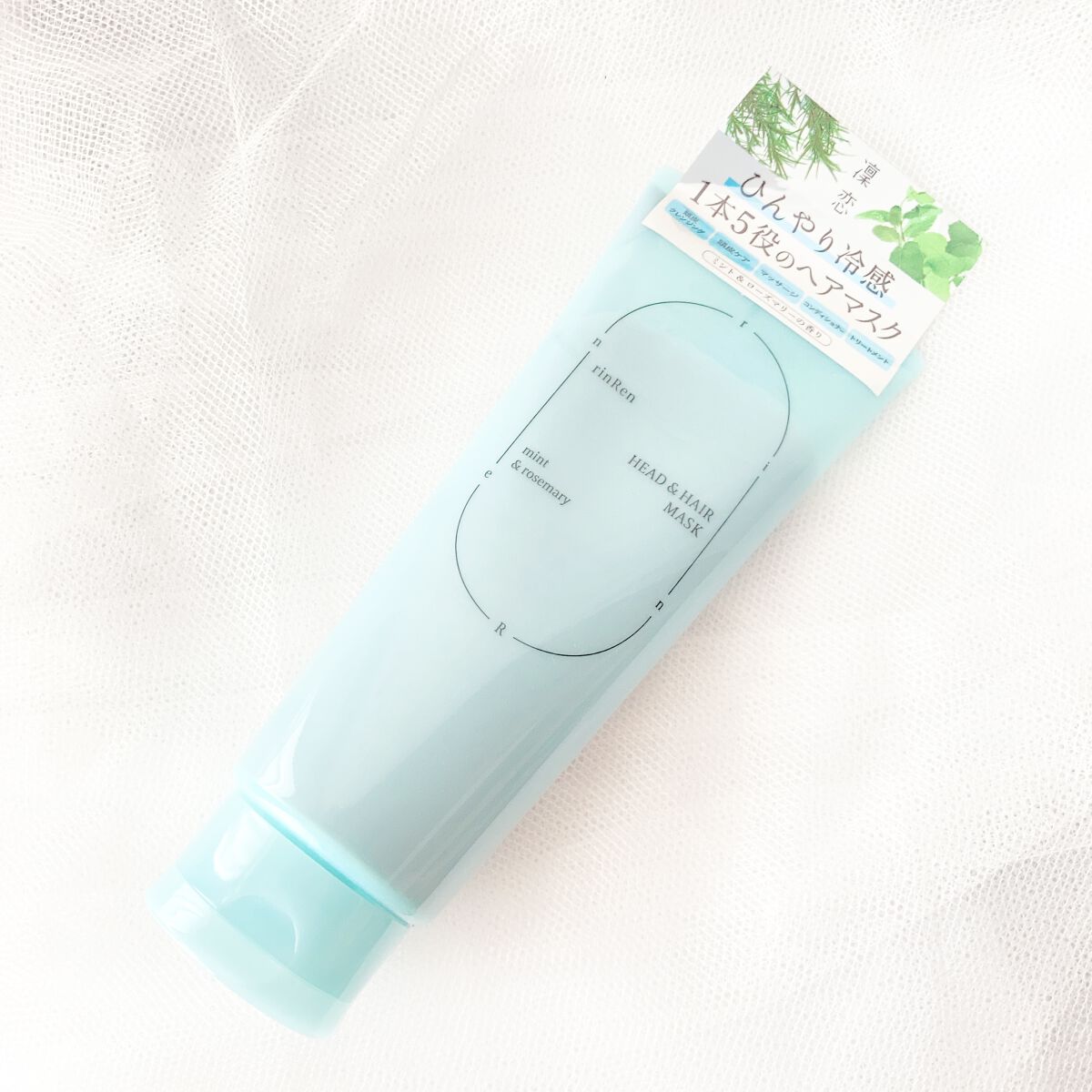 リンレン R ヘッド＆ヘア マスク ミント＆ローズマリー/rinRen（凛恋）/ヘアマスク・ヘアパックの動画クチコミ1つ目