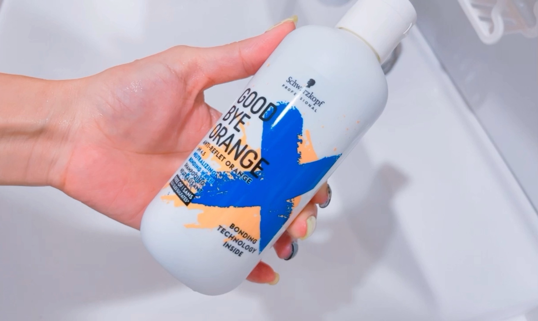 グッバイ オレンジ カラーシャンプー/シュワルツコフ プロフェッショナル/サロンシャンプーを使ったクチコミ（1枚目）