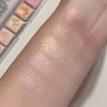 Mood Shower Face Palette/unleashia/パウダーハイライトを使ったクチコミ(6枚目)