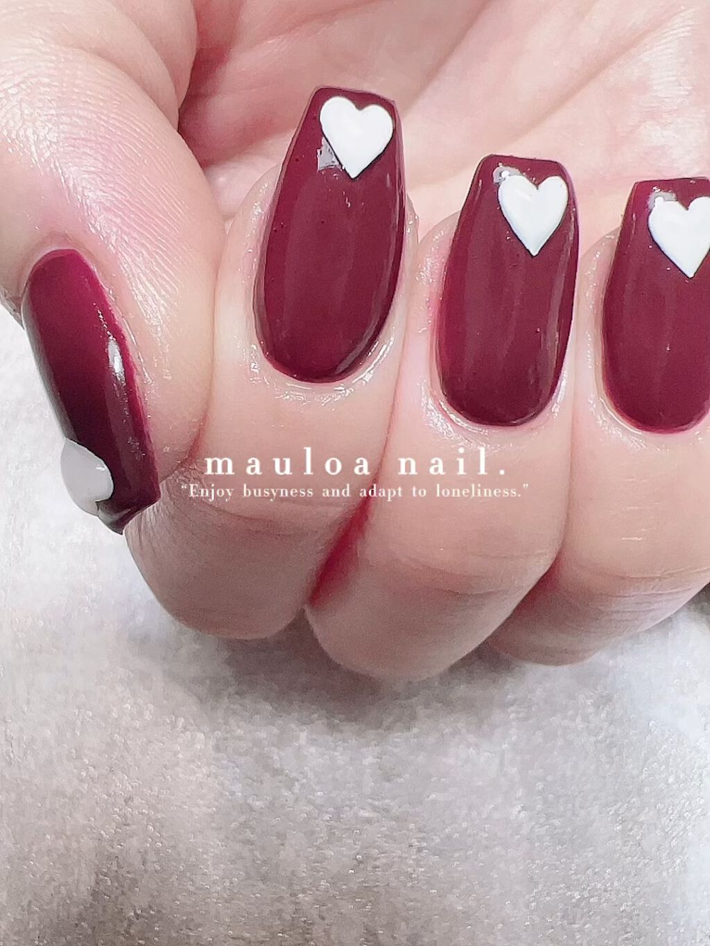 #ハートネイル,#ネイル,#アートネイル,#冬ネイル,#チョコネイル,#リングネイル,#ボルドーフレンチネイル,#ボルドーネイル,#ミラーネイル,#手書きアートネイル,#ハートネイル,#パーツネイル,#ベージュネイル,#バレンタインネイル,#冬ネイル,#天王寺ネイルのネイルデザイン