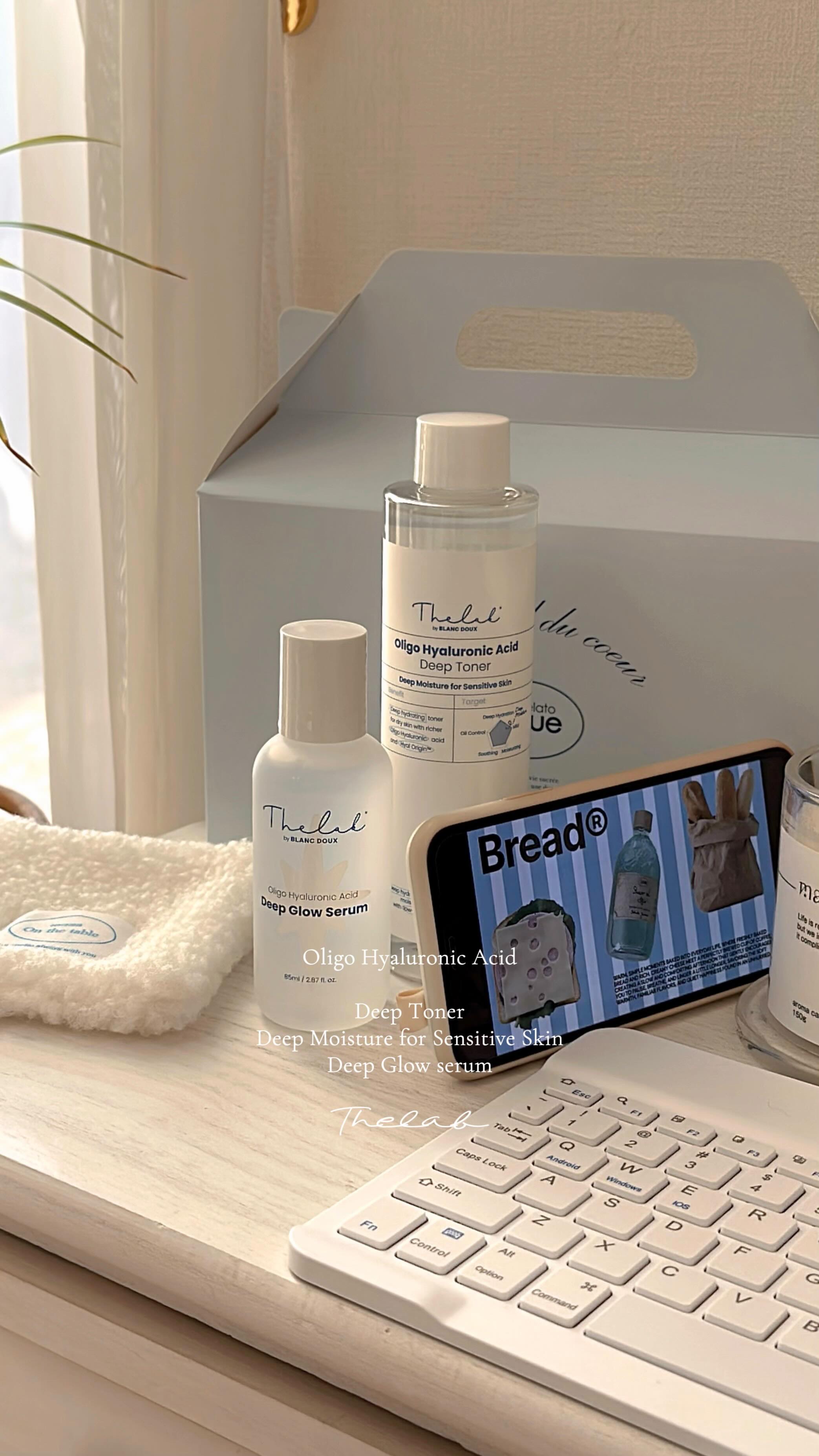 水分ディープグローセラム/THE LAB by blanc doux(ザラボバイブランドゥ)/ブースター・導入液を使ったクチコミ（1枚目）