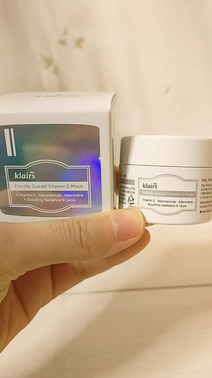 フレッシュリージュースドビタミンEマスク(90g)/Klairs/フェイスクリームの人気ショート動画