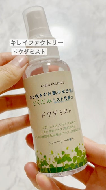 どくだみミスト化粧水/KIREI FACTORY/ミスト状化粧水を使ったクチコミ（1枚目）