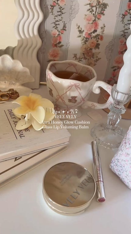 オーラハニーグロウクッション/VELY VELY/クッションファンデーションの人気ショート動画