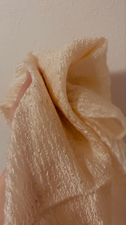 あわざわり てよりもやさしいボディタオル/キクロン/バスグッズを使ったクチコミ(4枚目)