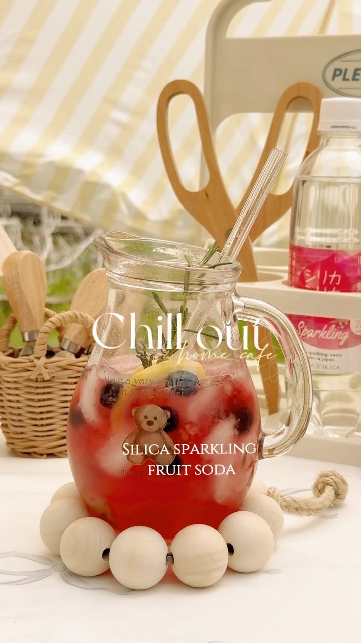 シリカシリカスパークリング/しあわせ家族生活/ドリンクを使ったクチコミ（1枚目）