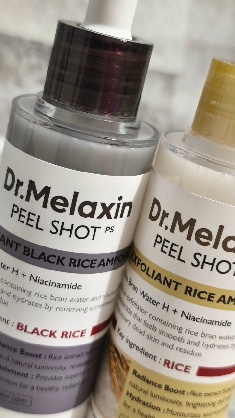 白米ピールショットゴマージュアンプル/Dr.Melaxin/美容液を使ったクチコミ（1枚目）