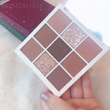 TERRAZZO Shadow palette/HOLIKA HOLIKA/パウダーアイシャドウを使ったクチコミ（4枚目）