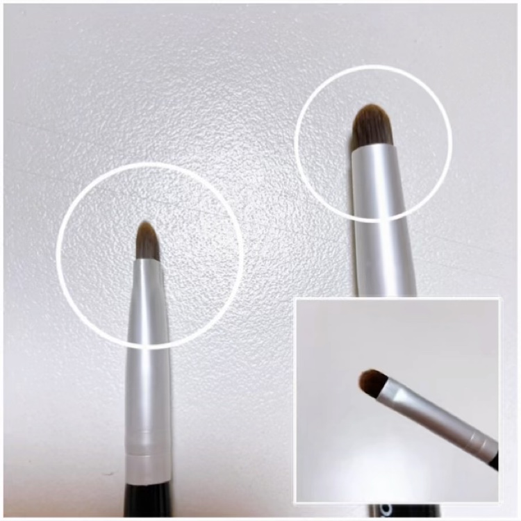 ポイントメイクアップブラシセット/ロージーローザ/メイクブラシを使ったクチコミ（2枚目）