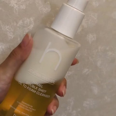 ダブルショットオイルトゥーフォームクレンザー/HAMEL/オイルクレンジングを使ったクチコミ（2枚目）