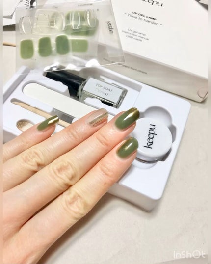 セルフカスタム ネイルシール/KEEPU/ネイルシールの人気ショート動画