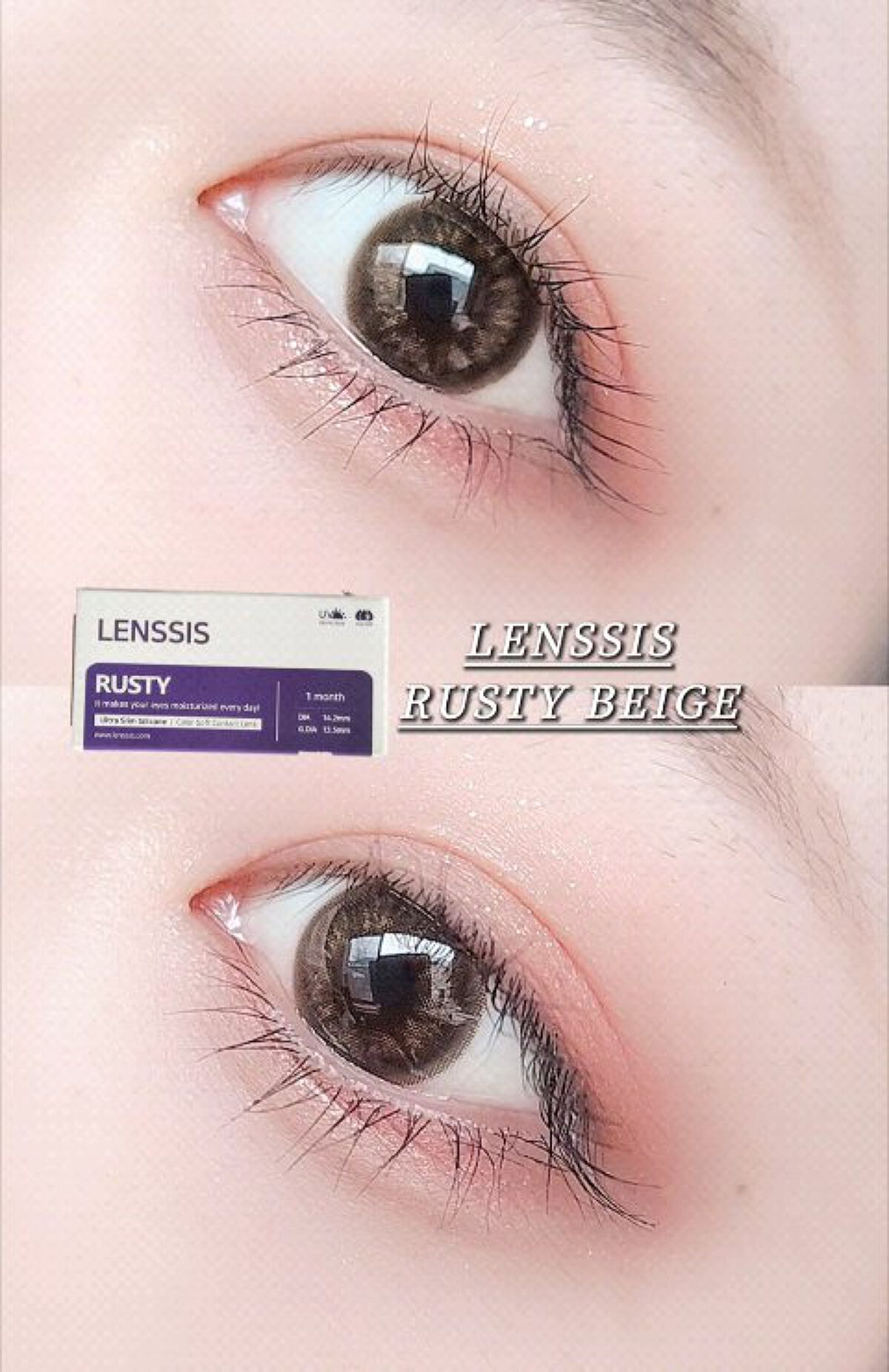 ラスティシリーズ/LENSSIS/カラーコンタクトレンズの動画クチコミ1つ目