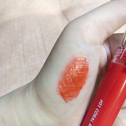 グラスティングウォーターティント/rom&nd/リップティントを使ったクチコミ(2枚目)