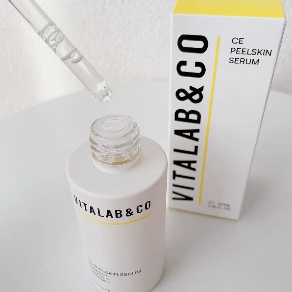 ビタラボ CEピールスキンセラム/VITALAB＆CO/美容液を使ったクチコミ（1枚目）
