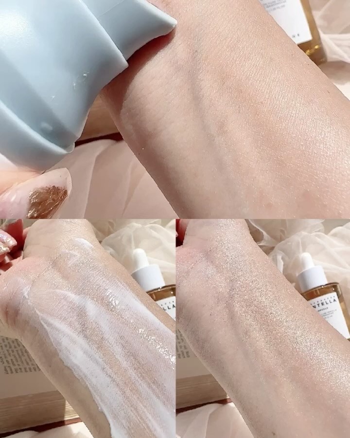 ヒアルーシカ ウォーターフィット サンセラム/SKIN1004/日焼け止めローションを使ったクチコミ（2枚目）