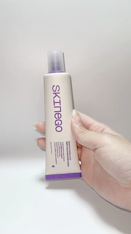 SKINEGO SUPER GLOW DEEP COLLAGEN PDRN CREAM/SKINEGO/フェイスクリームの人気ショート動画