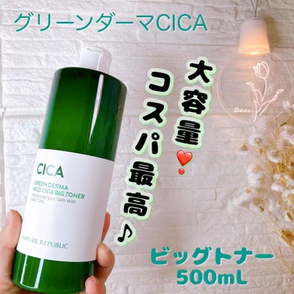 グリーン ダーマCICAビックトナー/ネイチャーリパブリック/化粧水の人気ショート動画