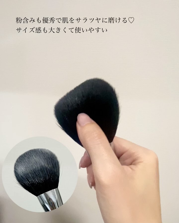 熊野筆パウダーブラシ/博雲堂/メイクブラシを使ったクチコミ（3枚目）