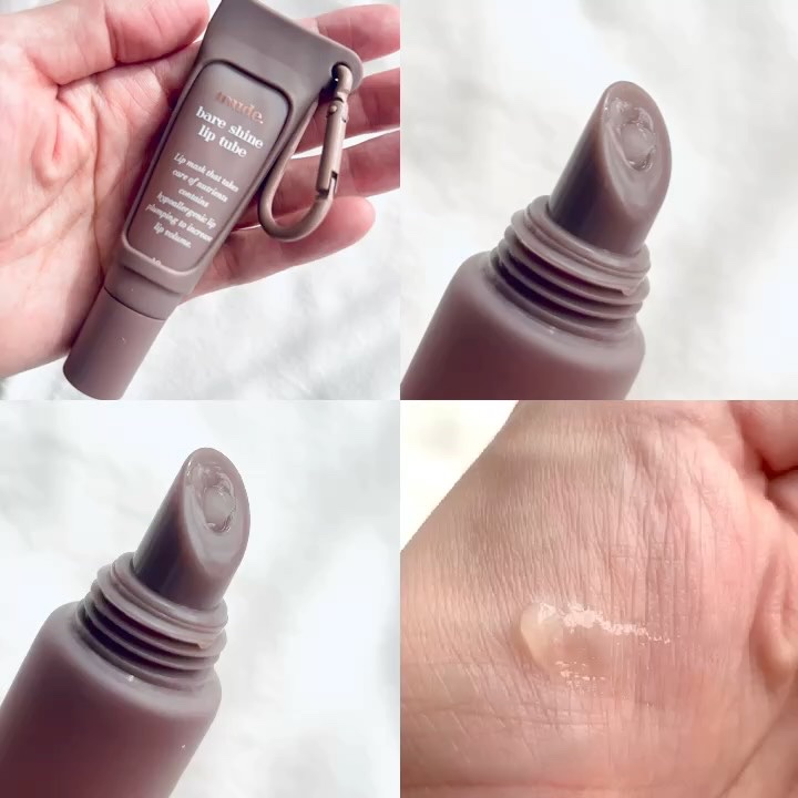 ベアシャインリップチューブ/mude./リップマスクを使ったクチコミ（2枚目）