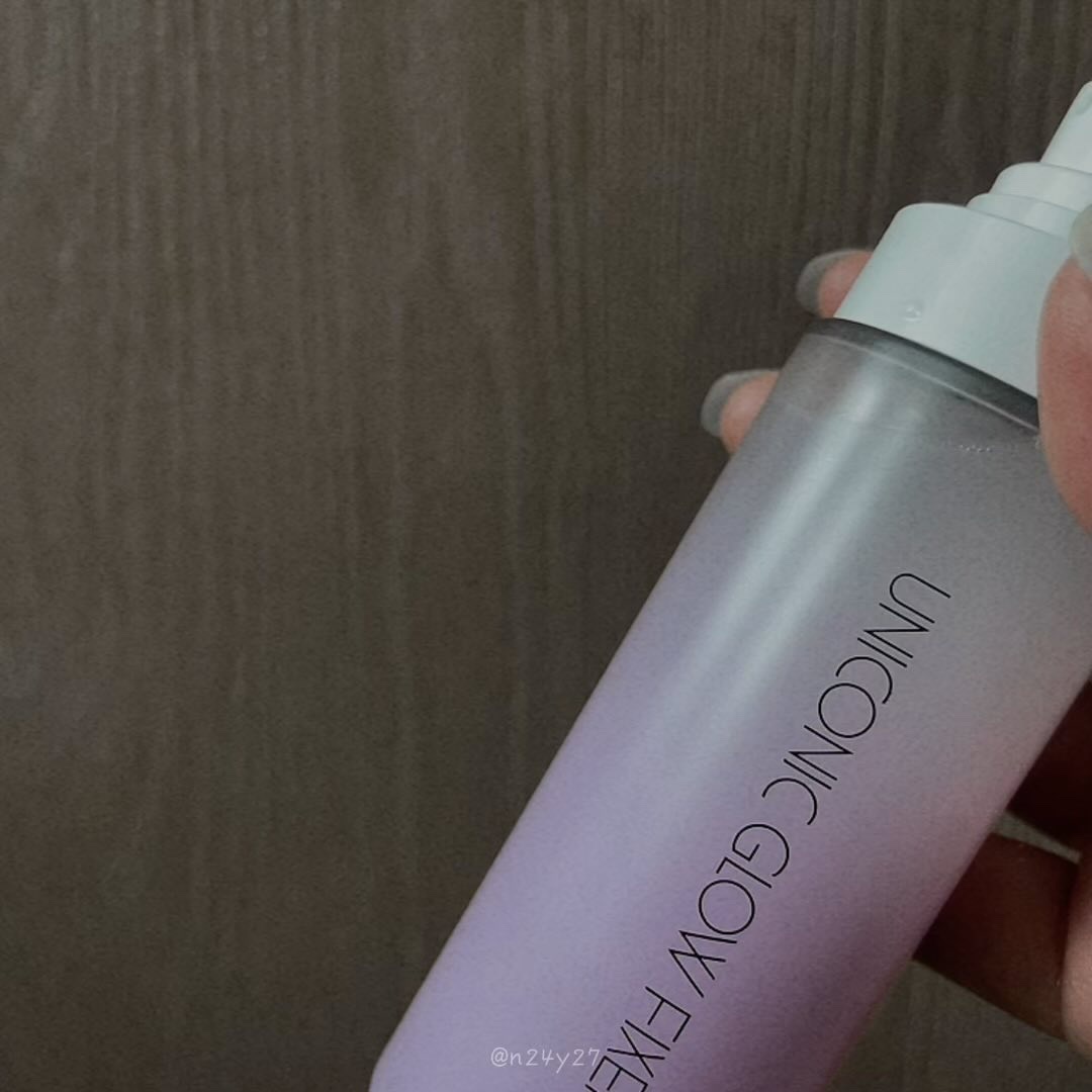 ユニコーン メイクアップグローフィックスミスト/SELF BEAUTY/フィックスミストを使ったクチコミ（2枚目）