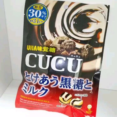 UHA味覚糖 CUCUのクチコミ「糖質30％オフ
✼••┈┈••✼••┈┈••✼••┈┈••✼••
#UHA味覚糖
#CUCU
.....」（1枚目）