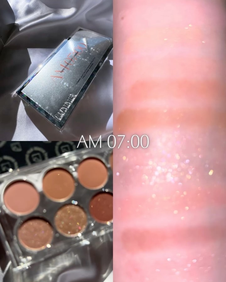 ライト オン アイズ シャドウ パレット 7AM 01 スプリング モーニング/Lummir/アイシャドウパレットを使ったクチコミ（3枚目）