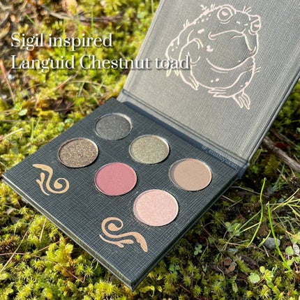 プレスドアイシャドウパレット  物憂げな栗蛙/SIGIL inspired/アイシャドウパレットを使ったクチコミ(1枚目)